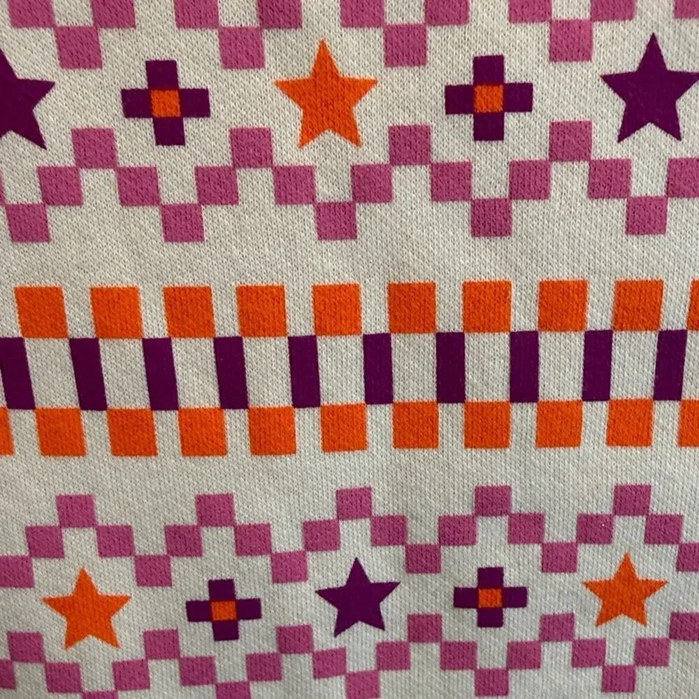 Cat & Jack Patterned Girls Pullover Sweatshirt size XS